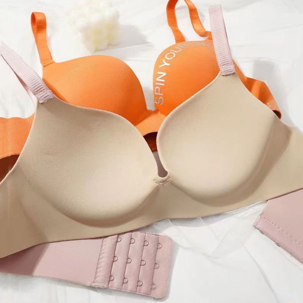 Bralette Triangle Set - Modne biustonosze damskie z wzorem liter,