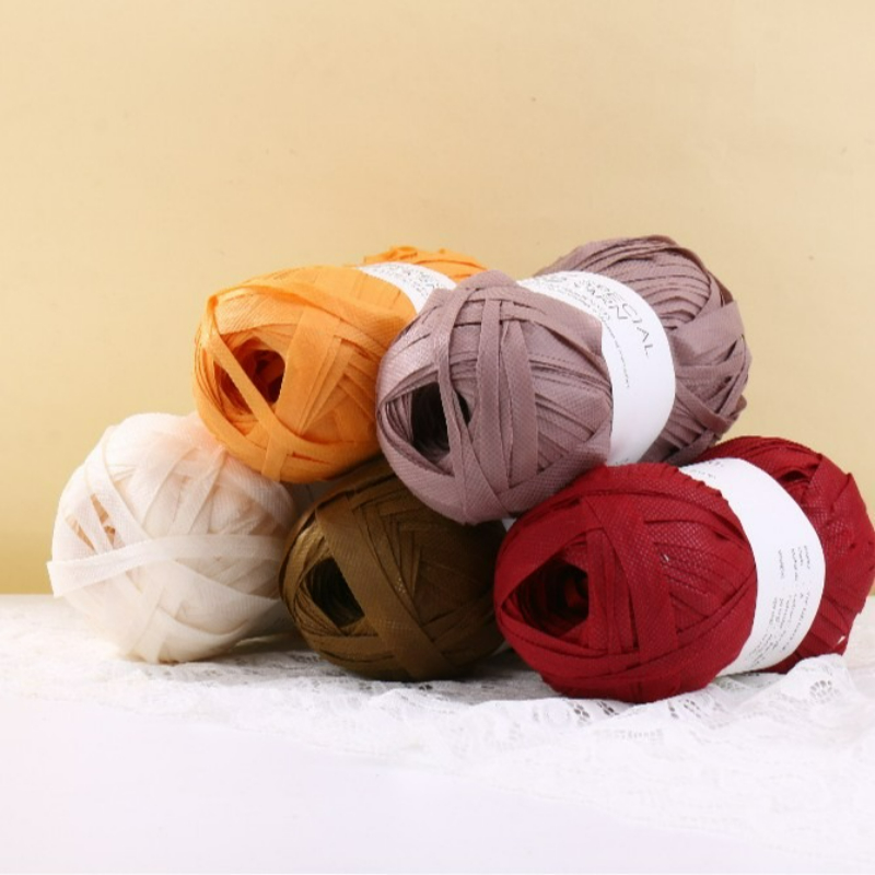 100g/szt. Rafia Płaska Włóczka – Crochet Bag Raffia recenzja i cena