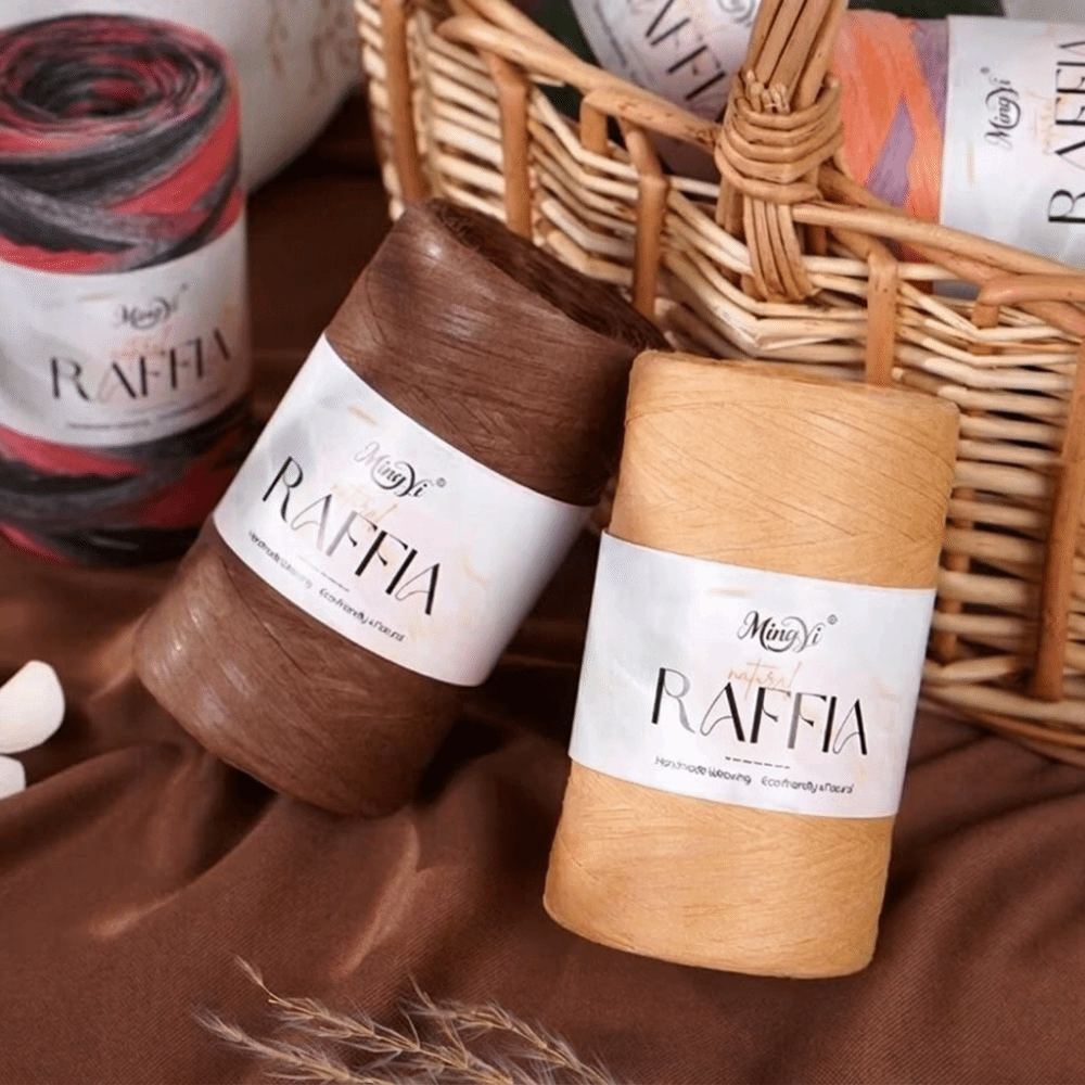 Wielokolorowa włóczka rafia DI – Crochet Bag Raffia recenzja i cena