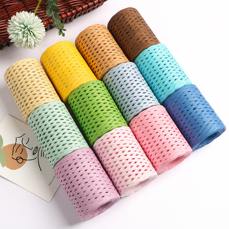 150M naturalna przędza ze słom – Crochet Bag Raffia recenzja i cena