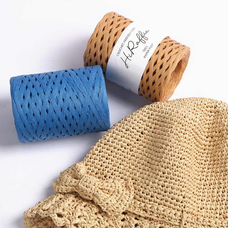 150M naturalna przędza ze słom – Crochet Bag Raffia recenzja i cena