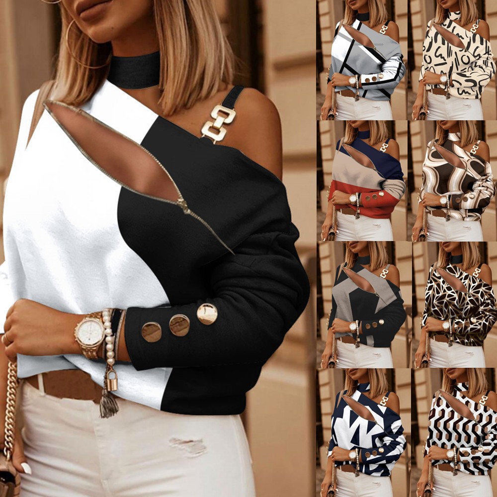 Damska bluzka z odkrytymi rami – Blouse Off Shoulder recenzja i cena