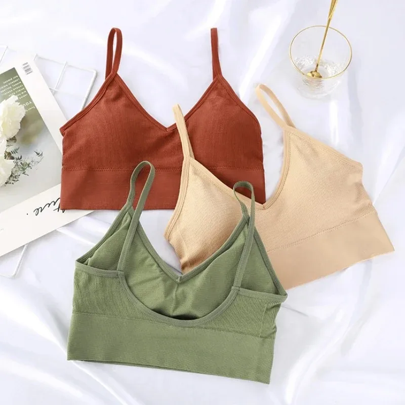 Bezszwowy damski biustonosz Pu – Bralette Triangle Set recenzja i cena