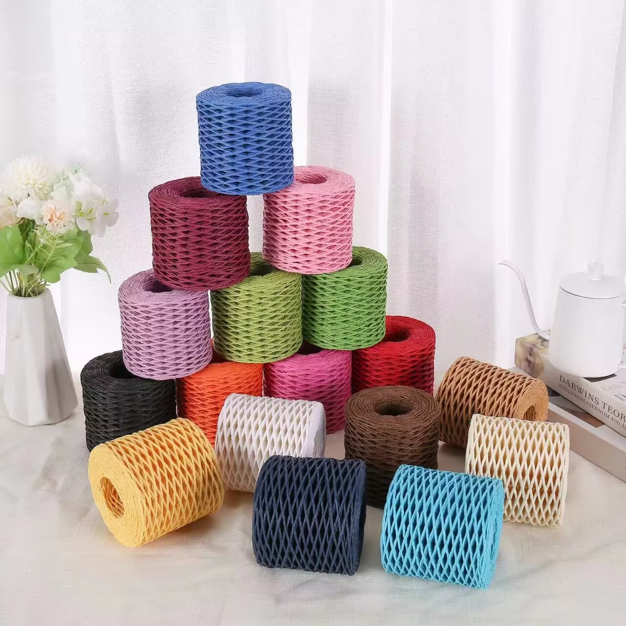190g przędzy z rafii, przędzy  – Crochet Bag Raffia recenzja i cena