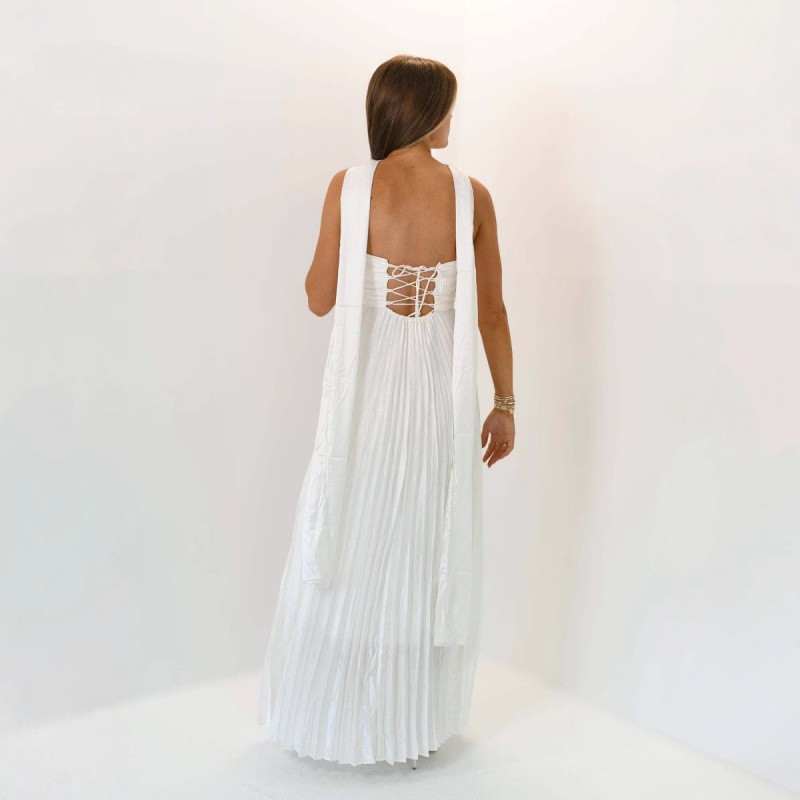 Sukienka dla gościa weselnego  – Maxi Dress Halter recenzja i cena