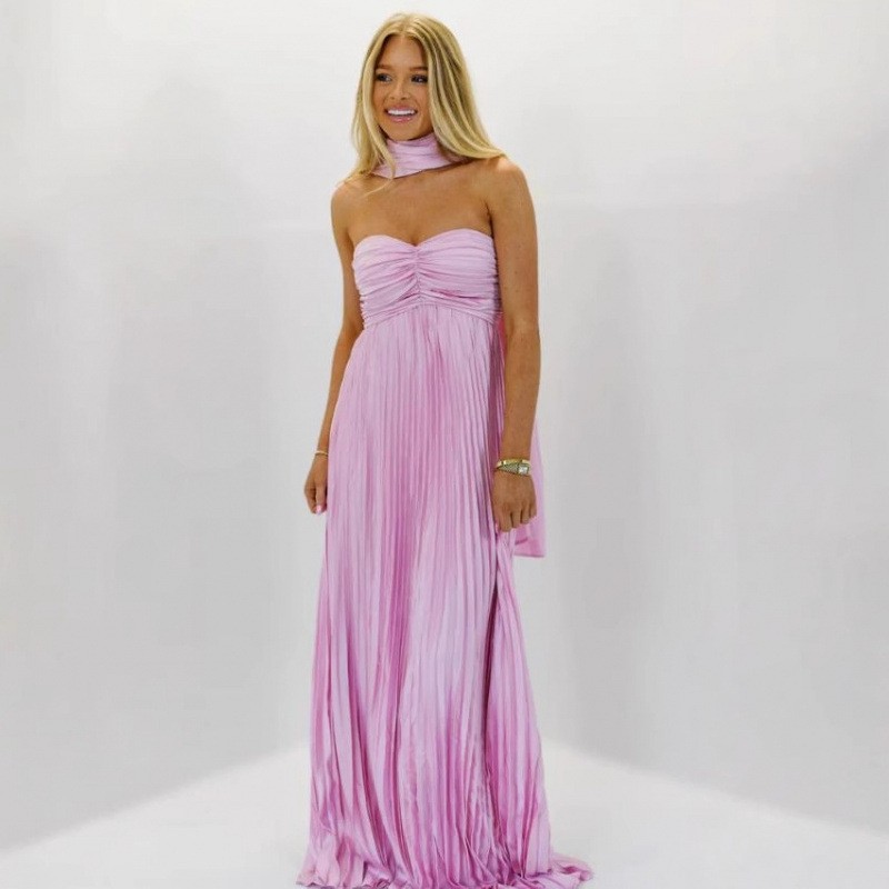 Sukienka dla gościa weselnego  – Maxi Dress Halter recenzja i cena