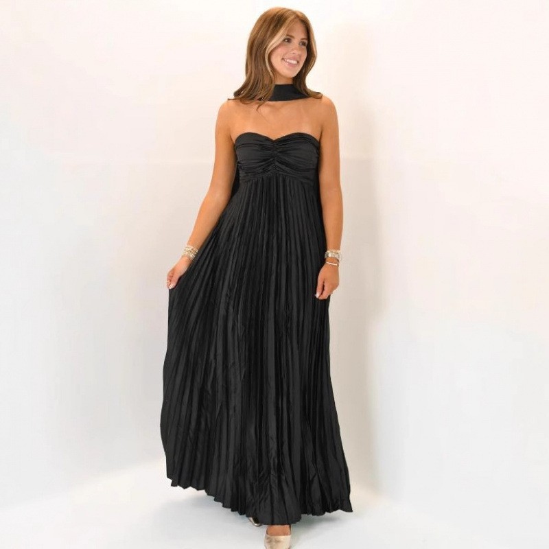 Sukienka dla gościa weselnego  – Maxi Dress Halter recenzja i cena