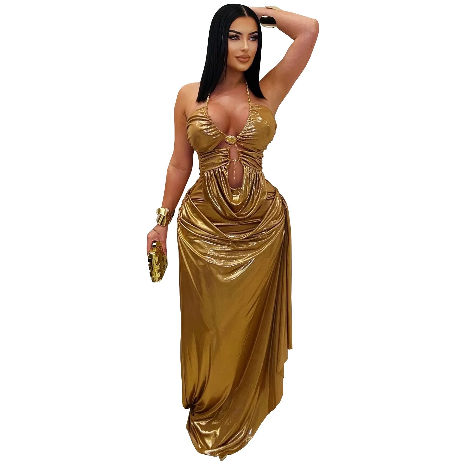 Sukienka na studniówkę Wieczor – Maxi Dress Halter recenzja i cena