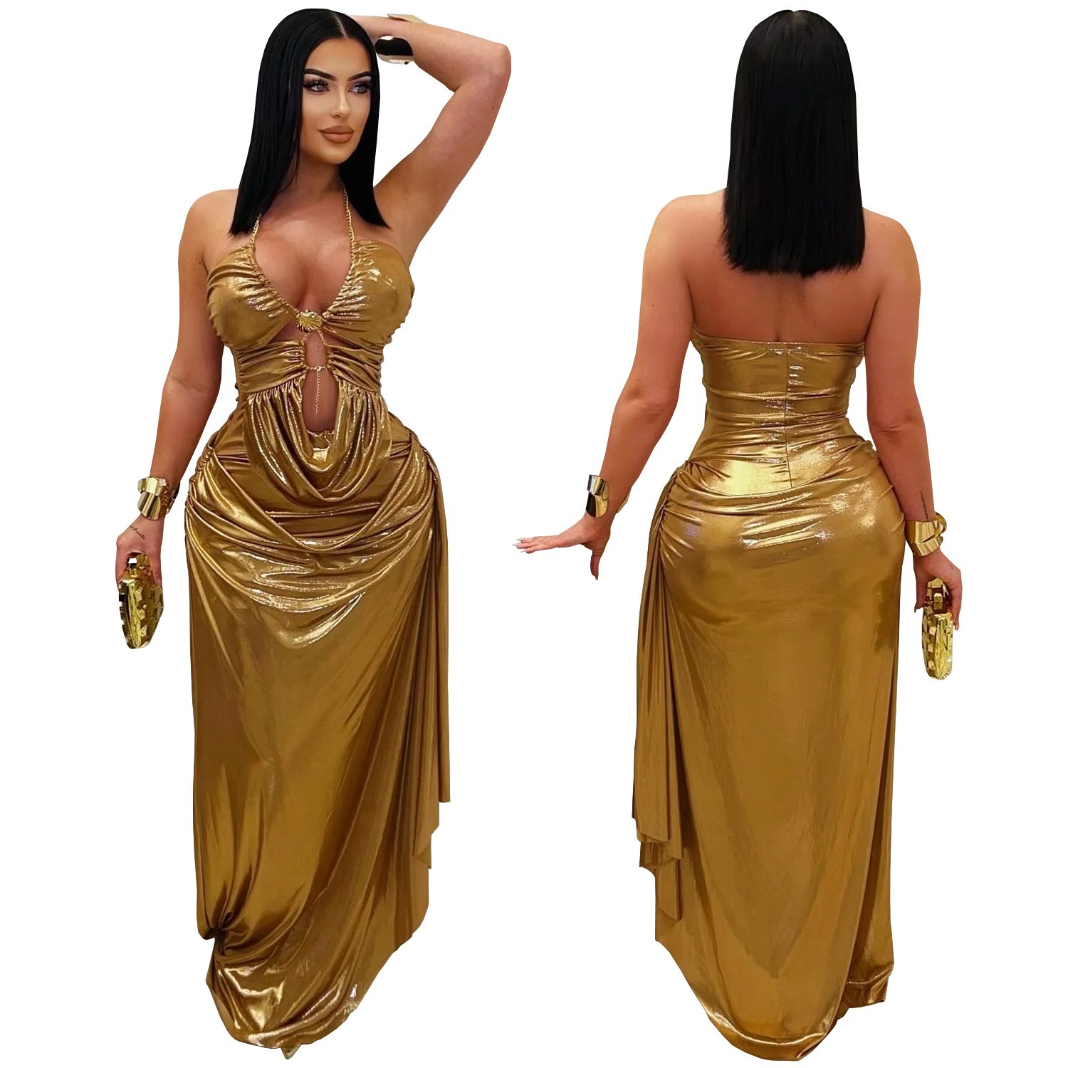 Sukienka na studniówkę Wieczor – Maxi Dress Halter recenzja i cena
