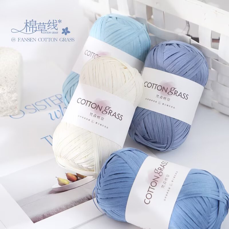 50g Włóczka z trawy bawełniane – Crochet Bag Raffia recenzja i cena