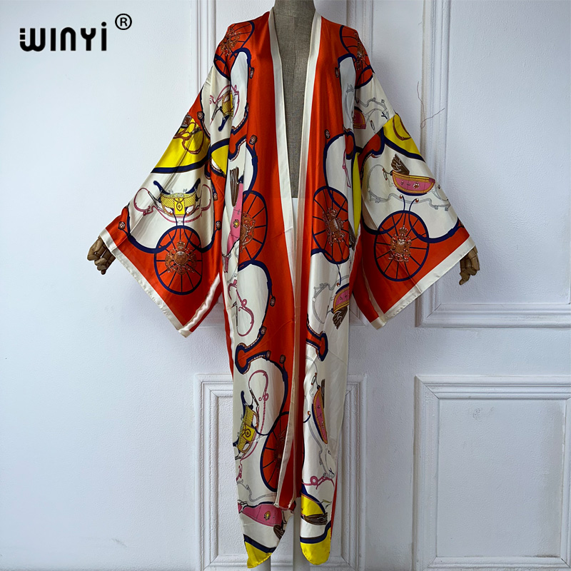WINYI boho print Kimono Summer – Cover Up Kaftan recenzja i cena