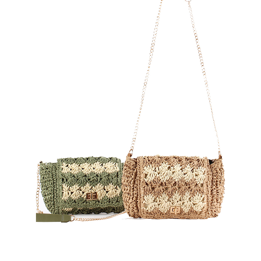 Słomkowe torby crossbody dla k – Crochet Bag Raffia recenzja i cena