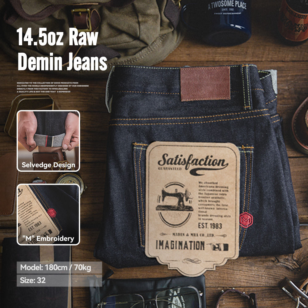 Maden Retro 14.5oz Selvedge Ra – Levis Jeans 501 recenzja i cena