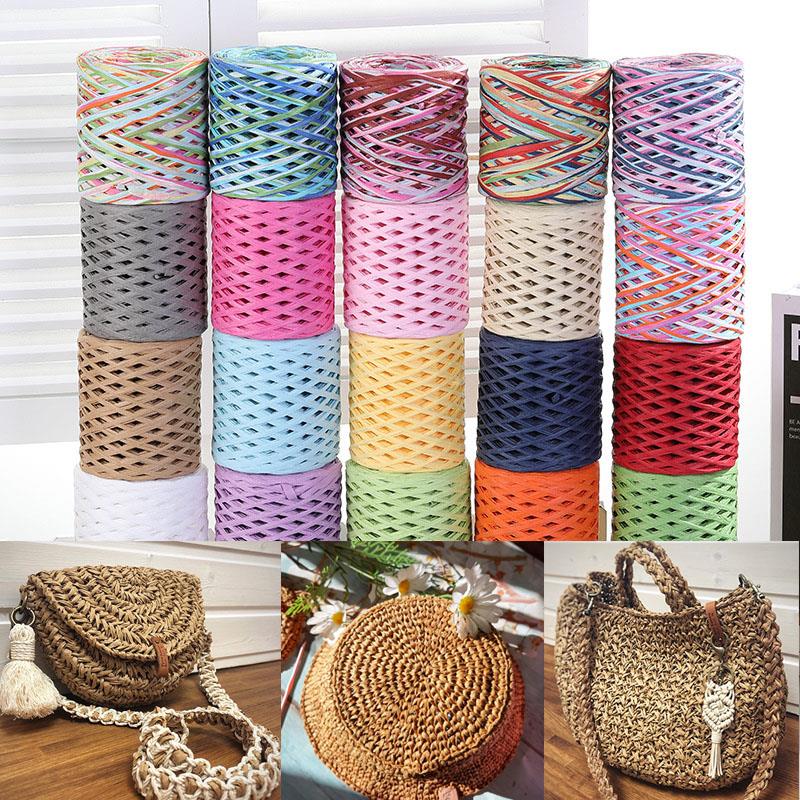 200M Sznurek z papieru rafia,  – Crochet Bag Raffia recenzja i cena