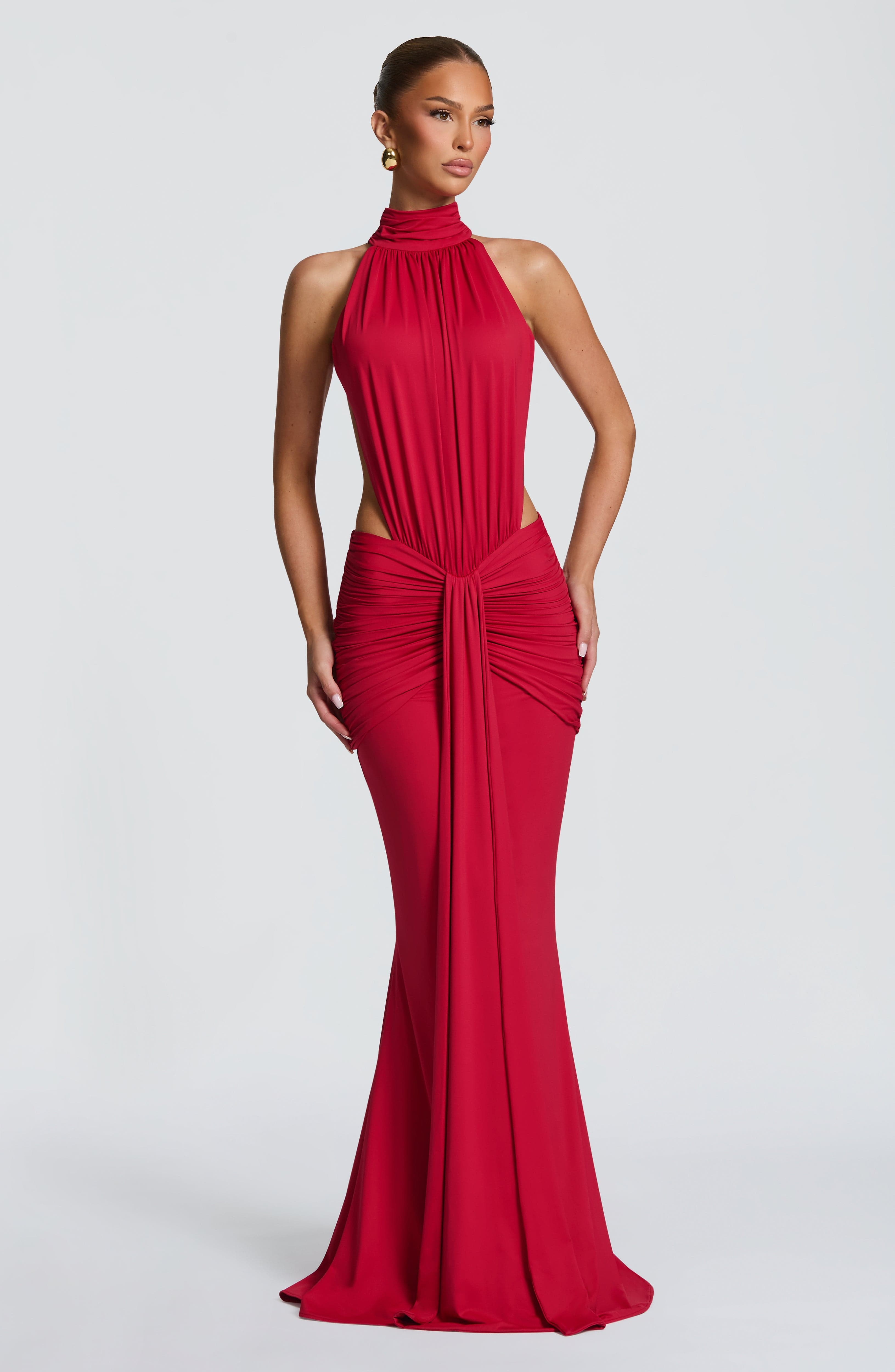 Sukienka maxi z dekoltem halte – Maxi Dress Halter recenzja i cena