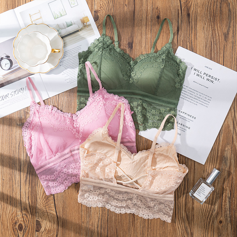 3D seksowna koronkowa bielizna – Bralette Triangle Set recenzja i cena