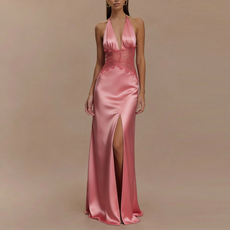 Seksowna sukienka maxi bez ple – Maxi Dress Halter recenzja i cena