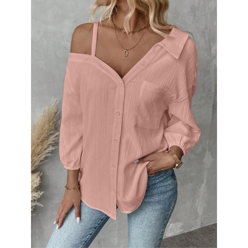 Bluzki damskie plus size 1XL-5 – Blouse Off Shoulder recenzja i cena