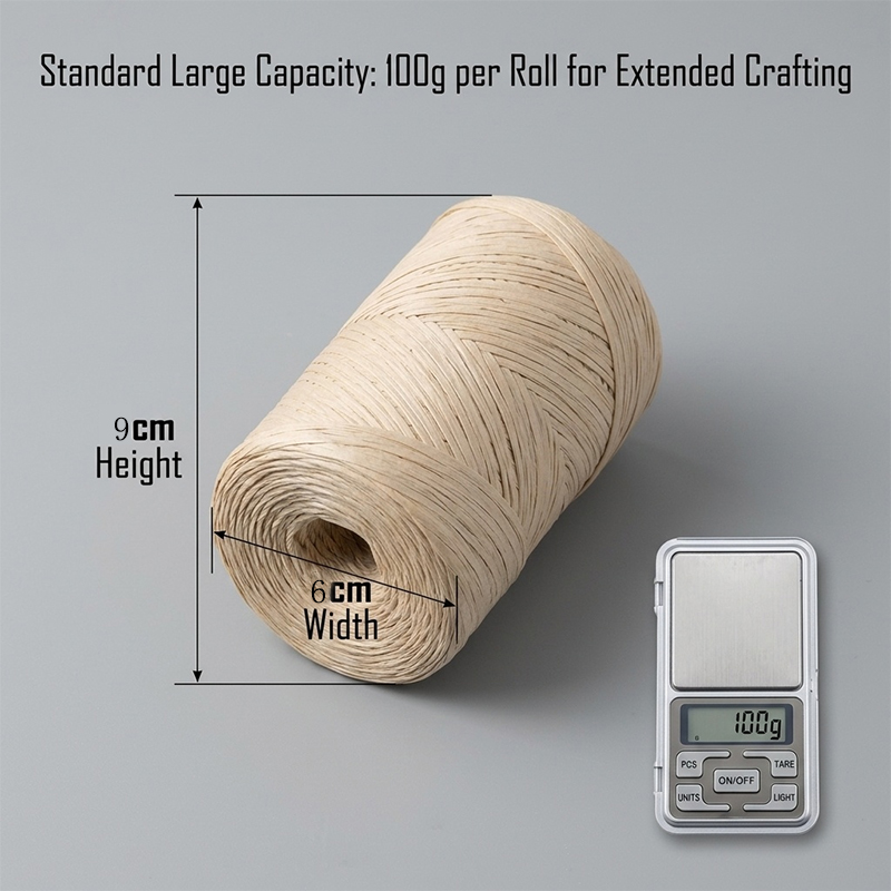 150m DIY Naturalna Papierowa R – Crochet Bag Raffia recenzja i cena
